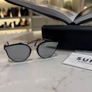 Super Black and Silver Sunglasses
